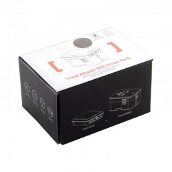 Travel Accessories - Lazio Travel Adaptor & Power Bank - 4000 mAh