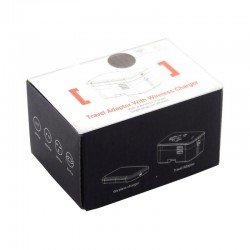 Phone & Tablet Chargers - Portici Travel Adaptor with Fast Wireless Charger
