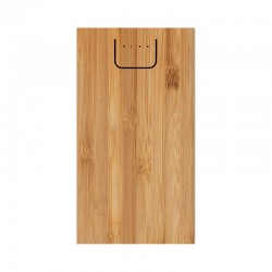 Phone & Tablet Chargers - Jaegers Bamboo Wireless Power Bank - 5000 mAh