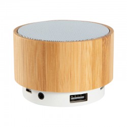 Wired & Bluetooth Headphones - Muir Bamboo Bluetooth Speaker