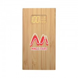 Custom Printed Lanyards - Kendal Bamboo Power Bank - 5000 mAh