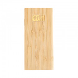 Custom Printed Lanyards - Mills Bamboo Power Bank - 10000 mAh