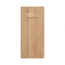 Custom Printed Lanyards - Mills Bamboo Power Bank - 10000 mAh