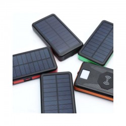 Custom Printed Lanyards - Europa Solar Wireless Power Bank 8000 mAh