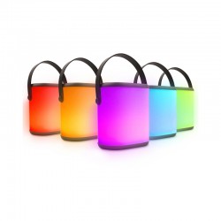 Wired & Bluetooth Headphones - Aurora Portable BT LED Speaker