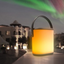 Wired & Bluetooth Headphones - Aurora Portable BT LED Speaker