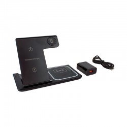 Phone & Tablet Chargers - Camden 3n1 Fast Wireless Charger with QC3.0 Adapter