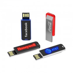 Wired & Bluetooth Headphones - Jonah LED Clip Flash Drive 4GB - 64GB (USB2.0)