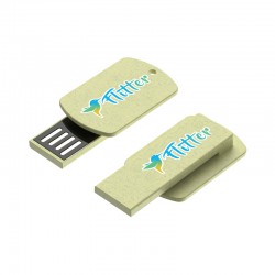 Wired & Bluetooth Headphones - Charlie Eco Clip Flash Drive 4GB - 64GB (USB 2.0)