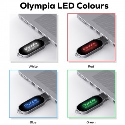 Wired & Bluetooth Headphones - Olympia LED Flash Drive 4GB - 64GB (USB2.0)