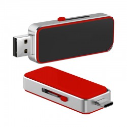 Wired & Bluetooth Headphones - Oak Type-C LED Flash Drive 8GB - 64GB (USB2.0)