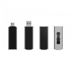 Wired & Bluetooth Headphones - Clyde LED Type-C Flash Drive 8GB - 64GB (USB2.0)