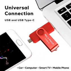 Wired & Bluetooth Headphones - Mix N Match Type-C Flash Drive 8GB - 128GB (USB2.0)