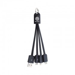 USB Hubs & Cables - Parma 3n1 Light Up Charge Cable - 15 cm