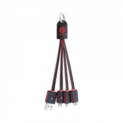 USB Hubs & Cables - Parma 3n1 Light Up Charge Cable - 100 cm