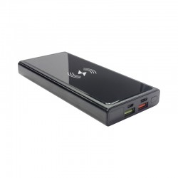 Custom Printed Lanyards - Boston Quick Charge Wireless Power Bank - 10,000 mAh