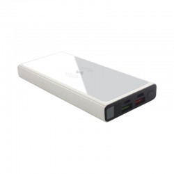 Custom Printed Lanyards - Boston Quick Charge Wireless Power Bank - 10,000 mAh