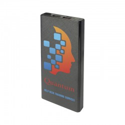 Custom Printed Lanyards - Boston Quick Charge Wireless Power Bank - 10,000 mAh