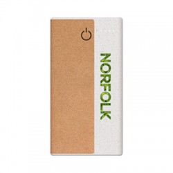 Custom Printed Lanyards - Norfolk Wireless Power Bank - 10,000 mAh