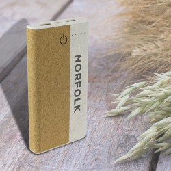 Custom Printed Lanyards - Norfolk Wireless Power Bank - 10,000 mAh