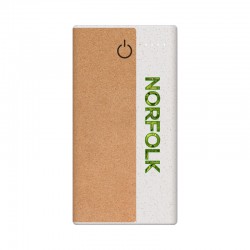 Custom Printed Lanyards - Norfolk Wireless Power Bank - 10,000 mAh
