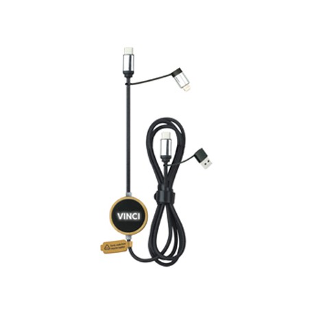 Phone & Tablet Chargers - Vinci LED Data Charge Cable