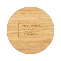 Phone & Tablet Chargers - Hamilton Wireless Bamboo Fast Charger (15 Watt)