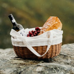 Non Woven Bags - Keepsake Wicker Tote Bag