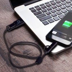 Shopping Tote Bags - Braided Charging Cable