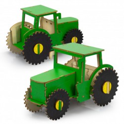 Executive Games - BRANDCRAFT Tractor Wooden Model