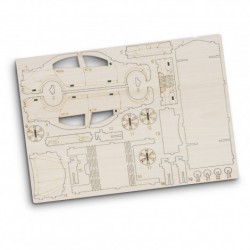 Executive Games - BRANDCRAFT Sedan Car Wooden Model