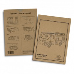 Executive Games - BRANDCRAFT Fire Truck Wooden Model