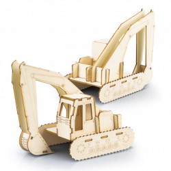 Executive Games - BRANDCRAFT Excavator Wooden Model