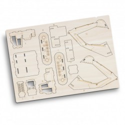 Executive Games - BRANDCRAFT Excavator Wooden Model