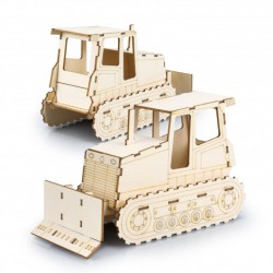 Executive Games - BRANDCRAFT Bulldozer Wooden Model