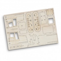 Executive Games - BRANDCRAFT Bulldozer Wooden Model