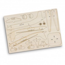 Executive Games - BRANDCRAFT Jet Plane Wooden Model