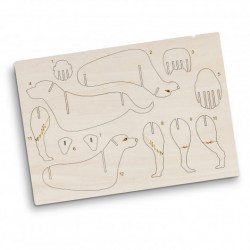Executive Games - BRANDCRAFT Dog Wooden Model