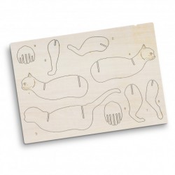 Executive Games - BRANDCRAFT Cat Wooden Model