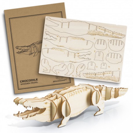 Executive Games - BRANDCRAFT Crocodile Wooden Model