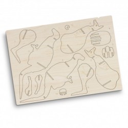 Executive Games - BRANDCRAFT Crocodile Wooden Model