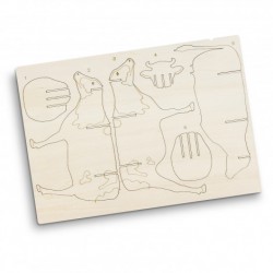 Executive Games - BRANDCRAFT Cow Wooden Model