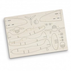 Executive Games - BRANDCRAFT Spitfire Wooden Model