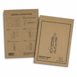 Executive Games - BRANDCRAFT Rocket Ship Wooden Model