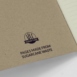 Promotional Journals & Noteboooks - Sugarcane Paper Soft Cover Notebook