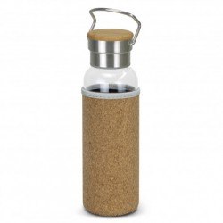 Drink Bottles - Glass - Nomad Glass Bottle 600ml - Cork Sleeve