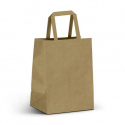 Paper Bags - Medium Flat Handle Paper Bag Portrait