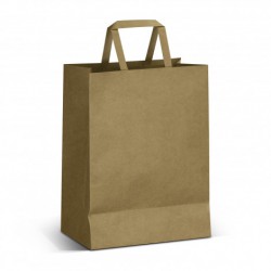 Paper Bags - Large Flat Handle Paper Bag Portrait
