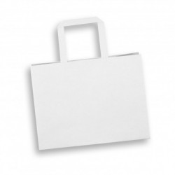 Paper Bags - Medium Flat Handle Paper Bag Landscape
