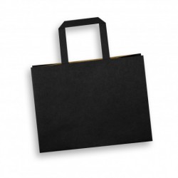 Paper Bags - Medium Flat Handle Paper Bag Landscape